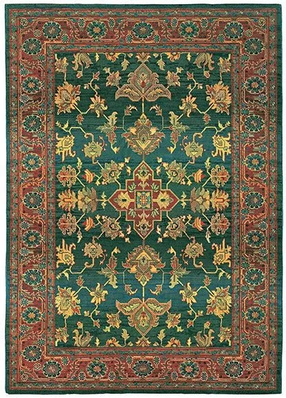 Kharma 836F Blue/ Red Rug - Baconco