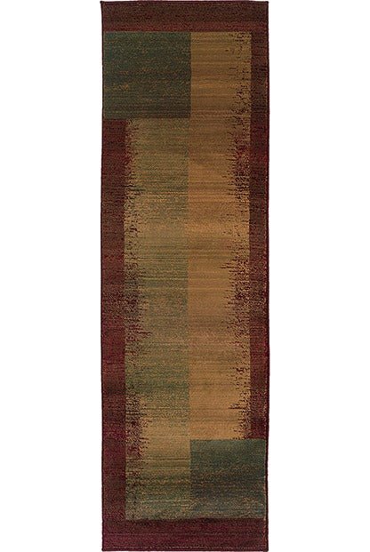 Kharma II 1092W Green/ Red Rug - Baconco