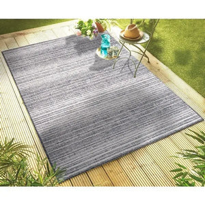 Kilimanjaro 81751AWH Anthracit White Rug - Baconco