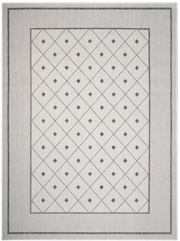 Kilimanjaro 81752WAN White/Anthracite Rug - Baconco