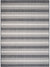 Kilimanjaro 81753AWH Anthracite White Rug - Baconco