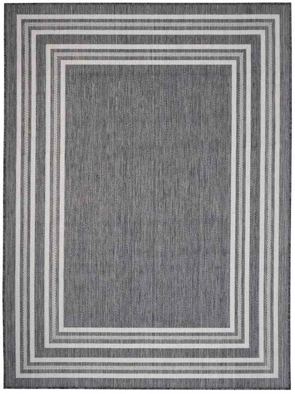 Kilimanjaro 81757AWH Anthracite White Rug - Baconco