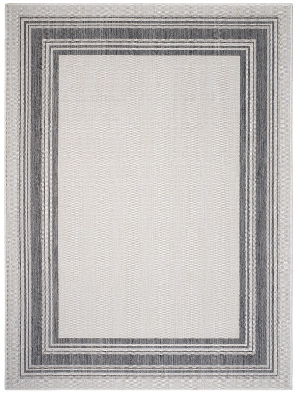 Kilimanjaro 81759WAN White/Anthracite Rug - Baconco