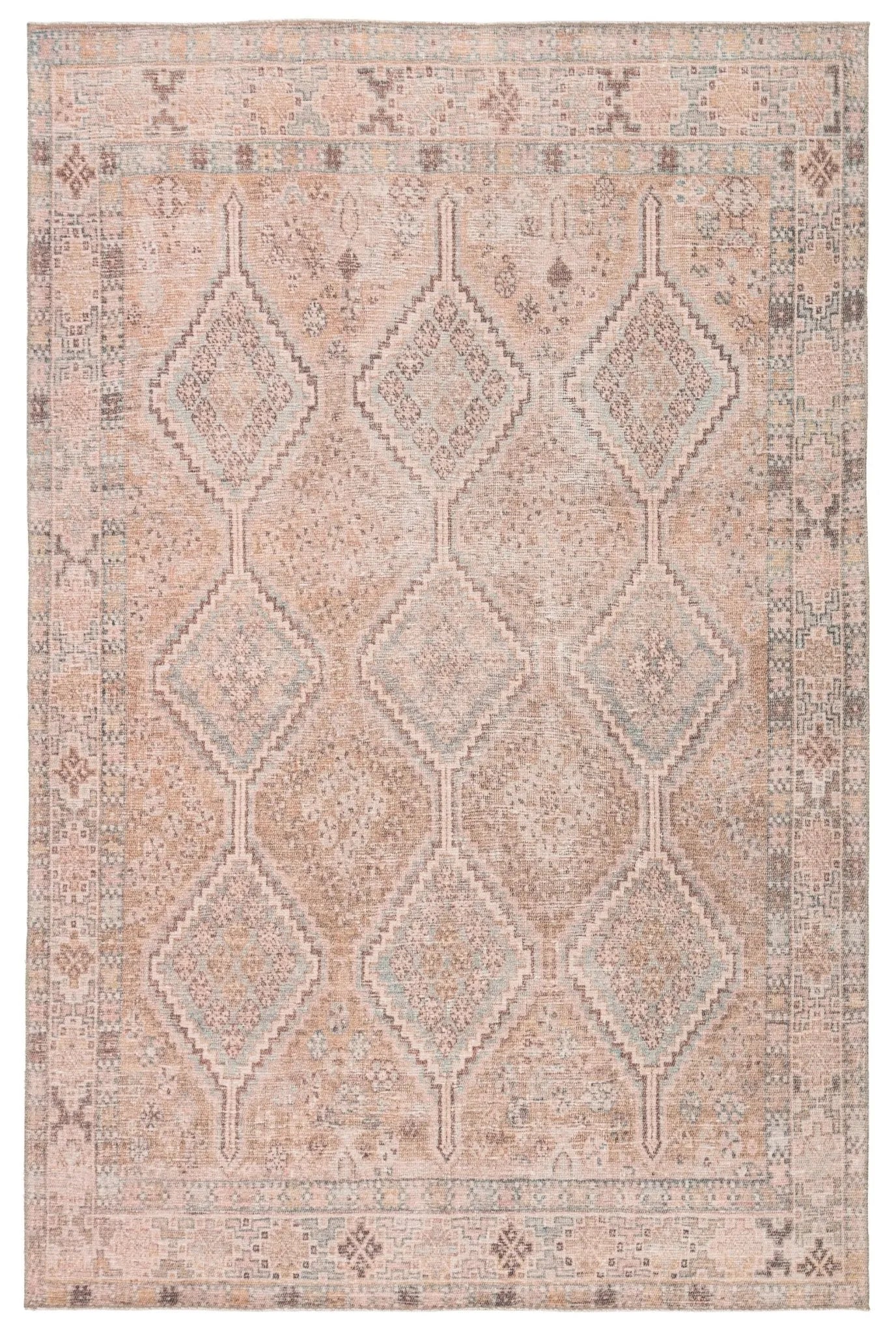 Kindred Knd01 Marquesa Light Pink/Blue Rug - Baconco