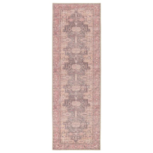 Kindred KND06 Pink/Dark Purple Rug - Baconco