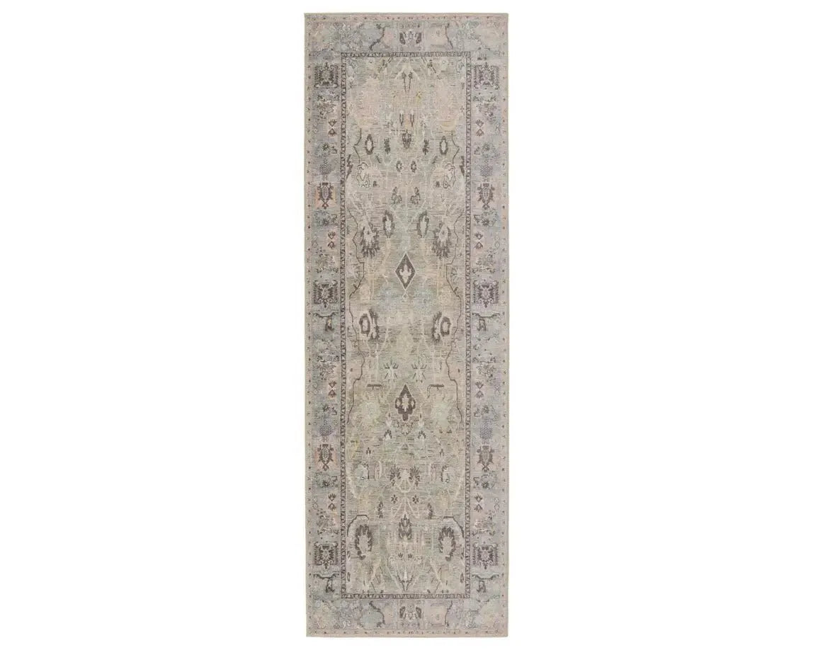 Kindred KND09 Earthy Tan/Green Rug - Baconco