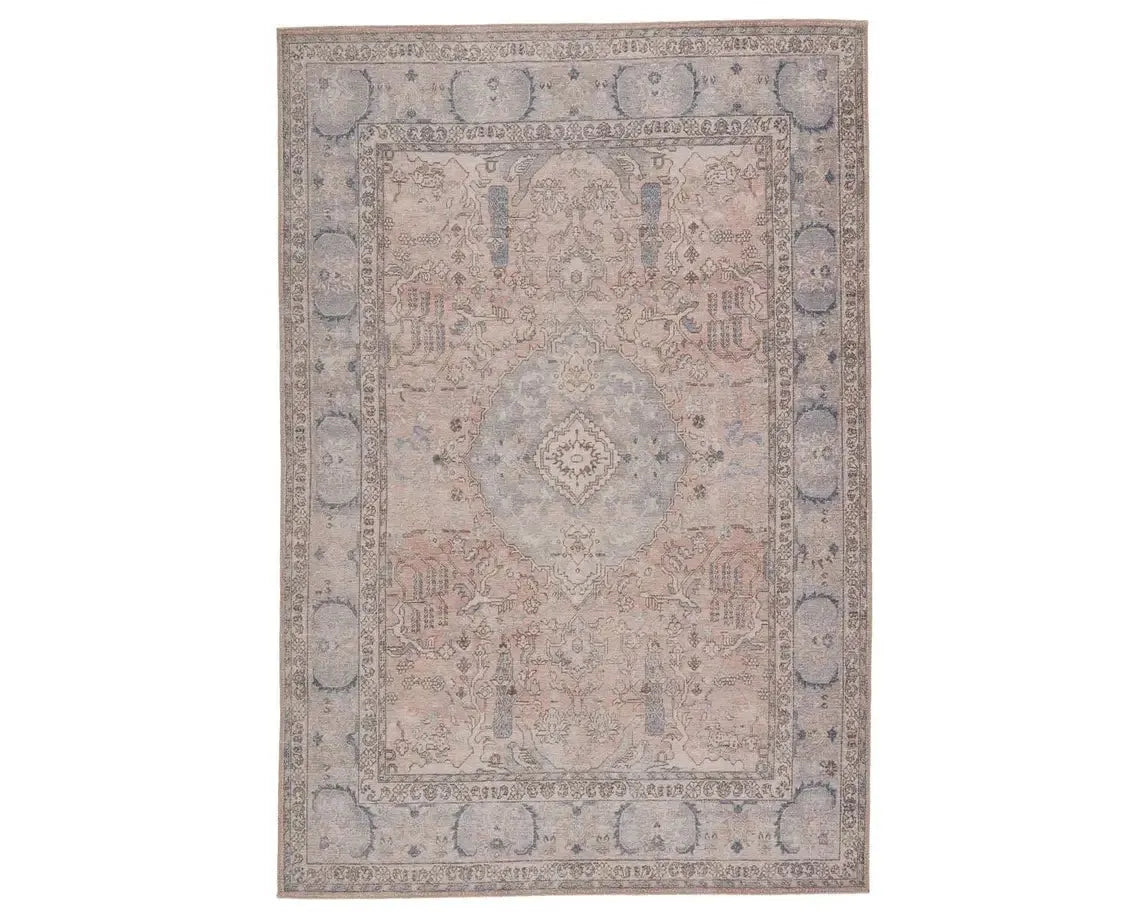 Kindred KND10 Rosy Pink/Blue Rug - Baconco