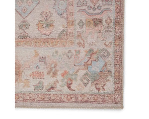 Kindred KND11 Blush/Green Rug - Baconco