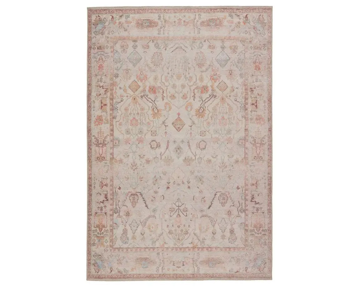 Kindred KND11 Blush/Green Rug - Baconco