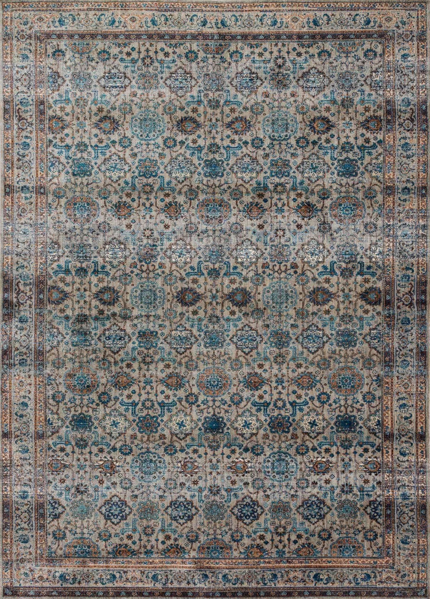 Kivi by Magnolia Home KV-05 Fog/Multi Rug - Baconco