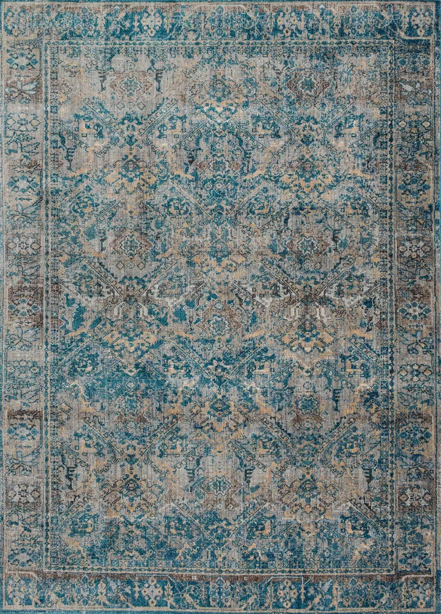 Kivi by Magnolia Home KV-08 Fog/Mediterranean Rug - Baconco