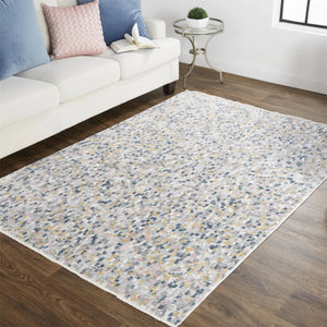 Kyra 3855F Ivory/Blue Rug - Baconco