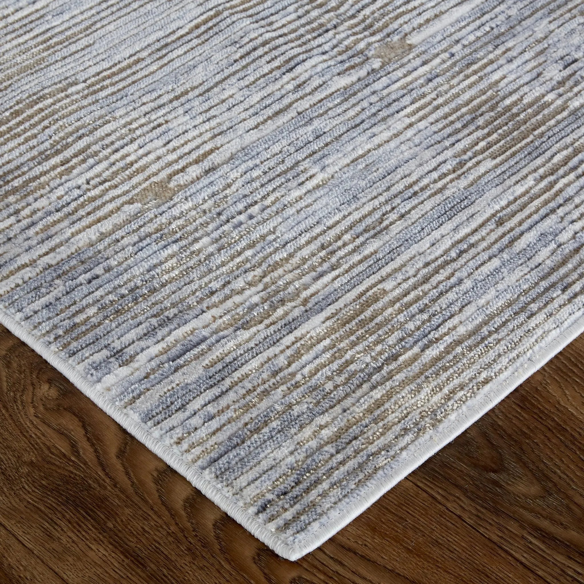 Laina LAI39GAF Taupe/Silver Rug - Baconco