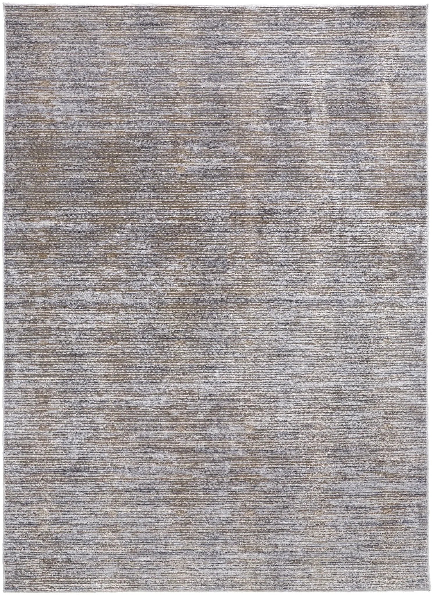 Laina LAI39GAF Taupe/Silver Rug - Baconco