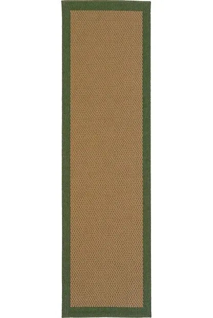 Lanai 525G Beige/ Green Rug - Baconco