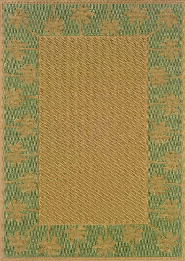 Lanai 606F Beige/ Green Rug - Baconco