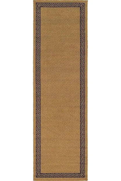 Lanai 782Y Beige/ Black Rug - Baconco