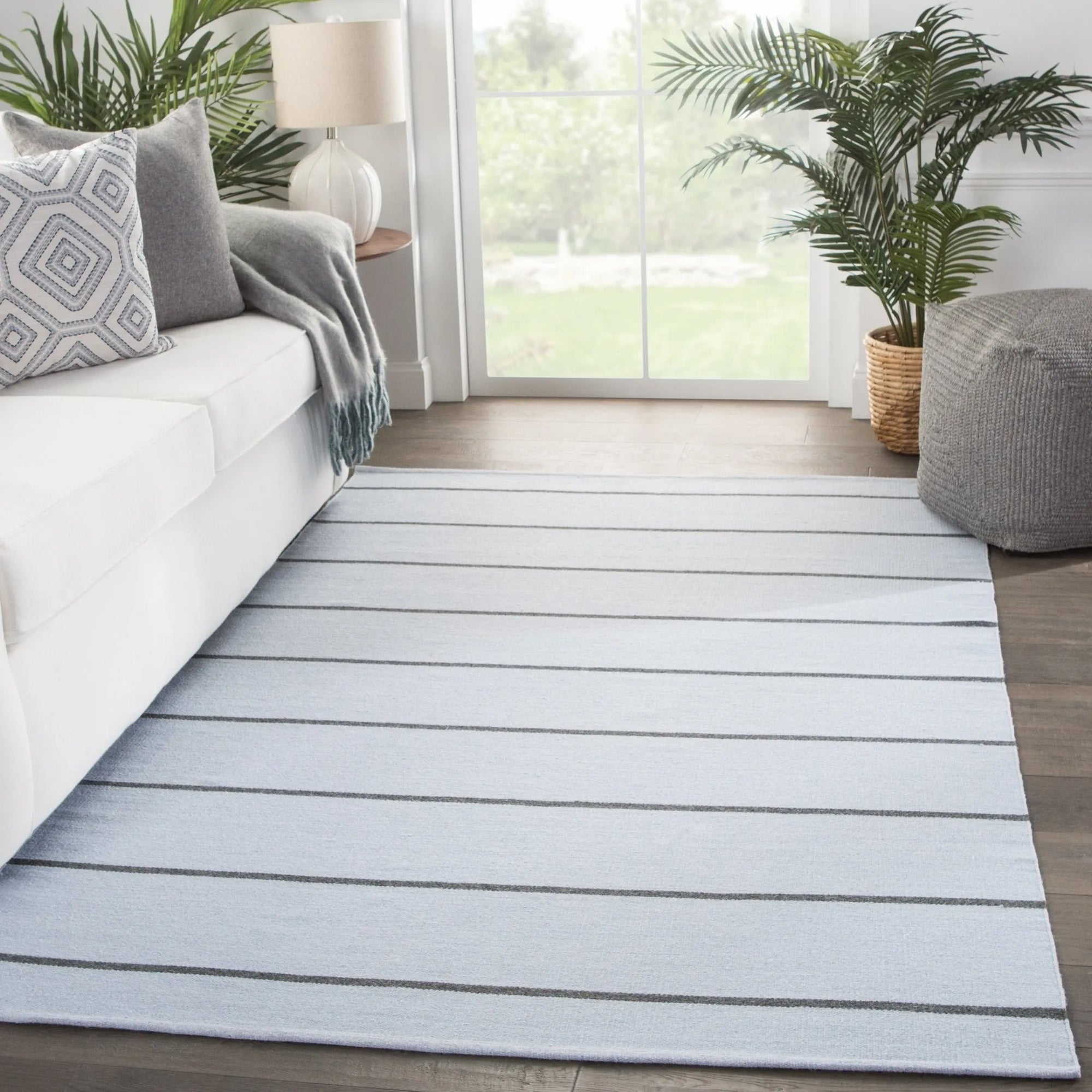 Lanai LAN01 Corbina Light Blue/Gray Rug - Baconco