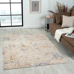 Lancaster 82306MTE Multi/Beige Rug - Baconco