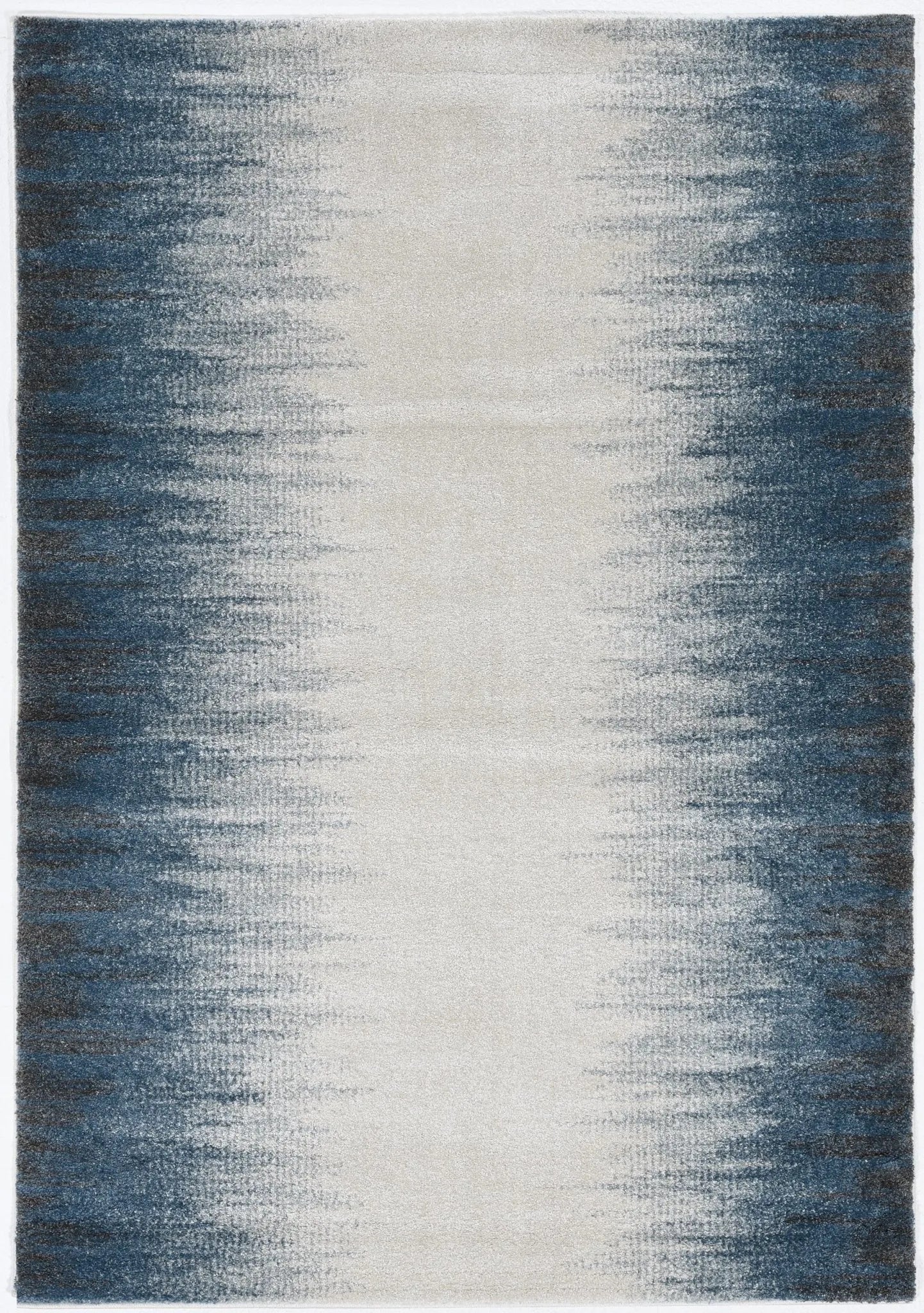 Landscapes 5909 Ombre Ivory Blue Rug - Baconco