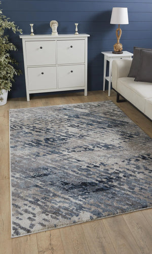 Landscapes 5910 Blue/Ivory Mirage Rug - Baconco