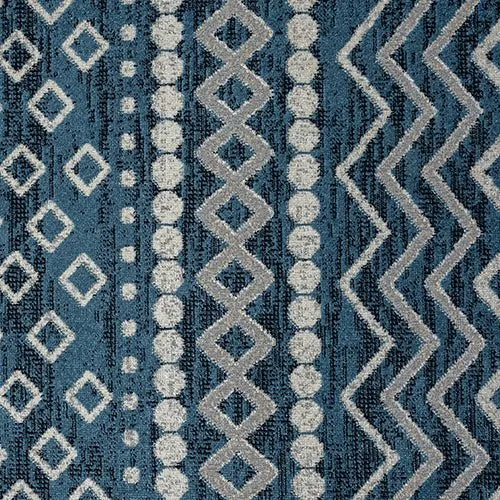 Lanham 82270BGR Blue/Grey Rug - Baconco