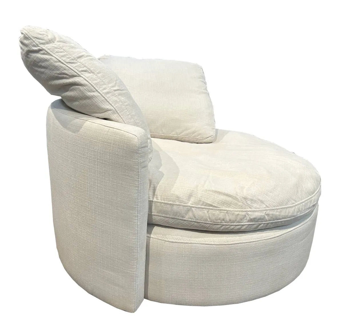 Large Round Swivel Chair - Baconco