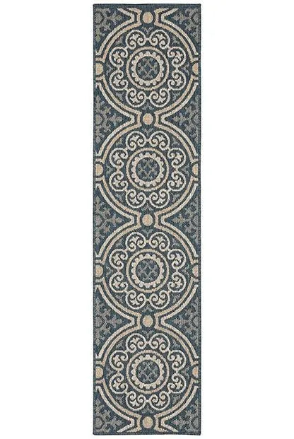 Latitude 609B Blue Grey Rug - Baconco