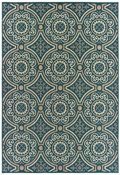 Latitude 609B Blue Grey Rug - Baconco