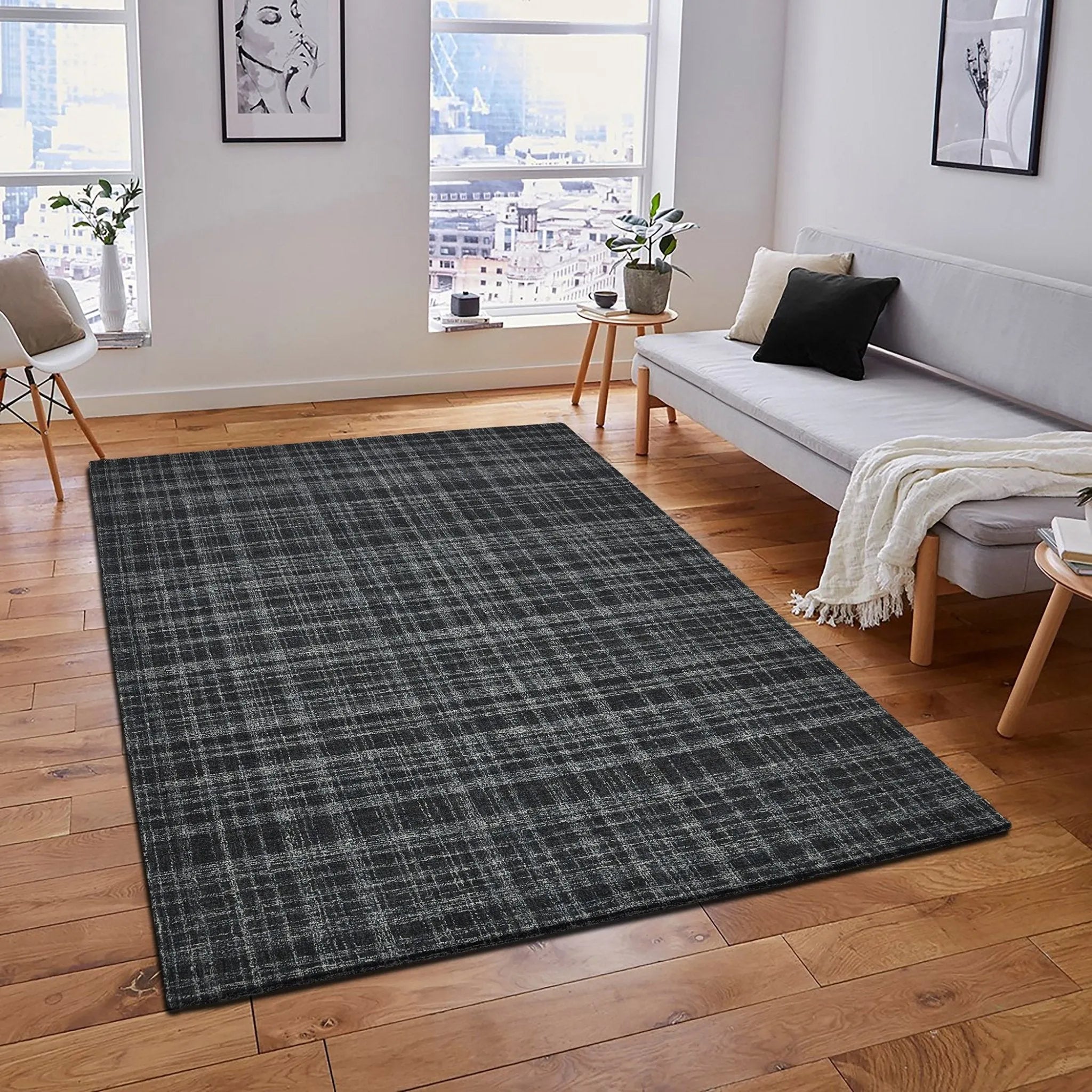 Laurel LAU-12 Charcoal Rug - Baconco