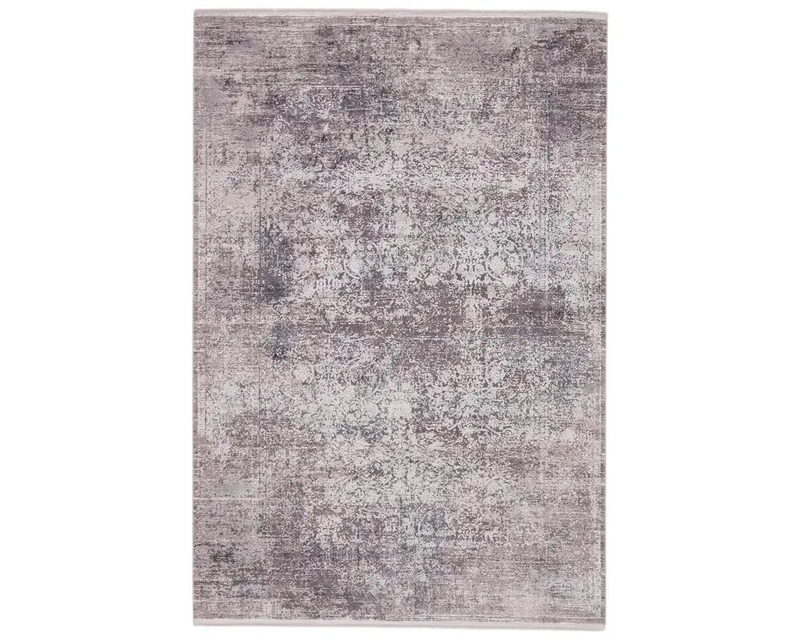 Lavigne LVG01 Grey/White Rug - Baconco