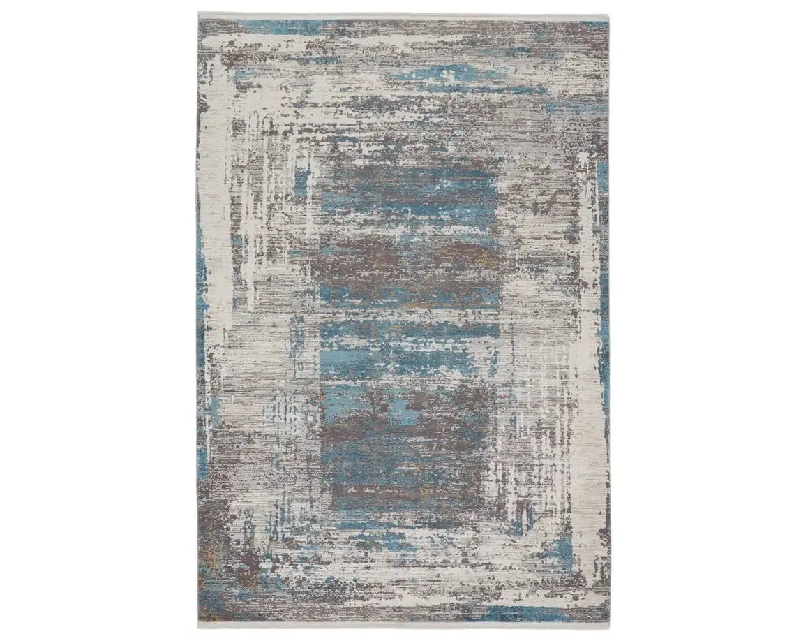 Lavigne LVG04 Blue/Tonal Grey Rug - Baconco