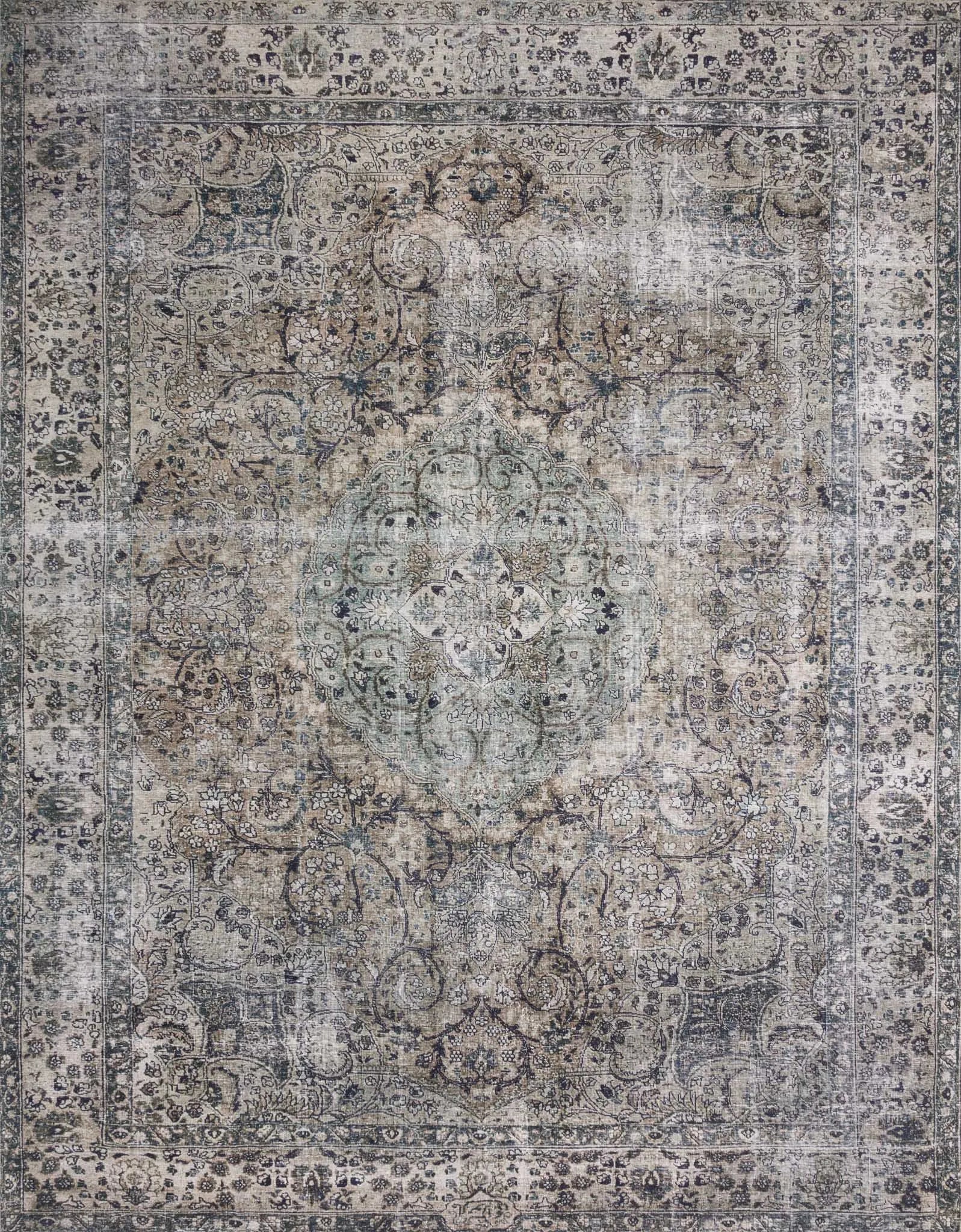 Layla LAY-06 Taupe/Stone Rug - Baconco