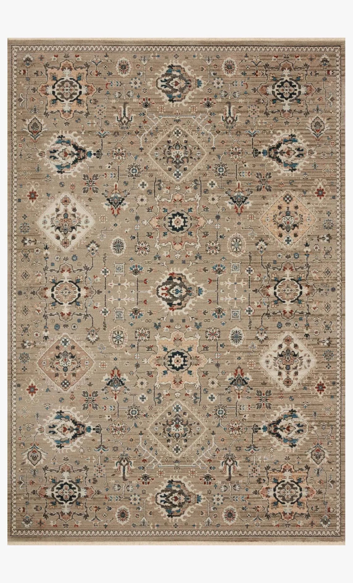 Leigh Lei-02 Dove/Multi Rug - Baconco