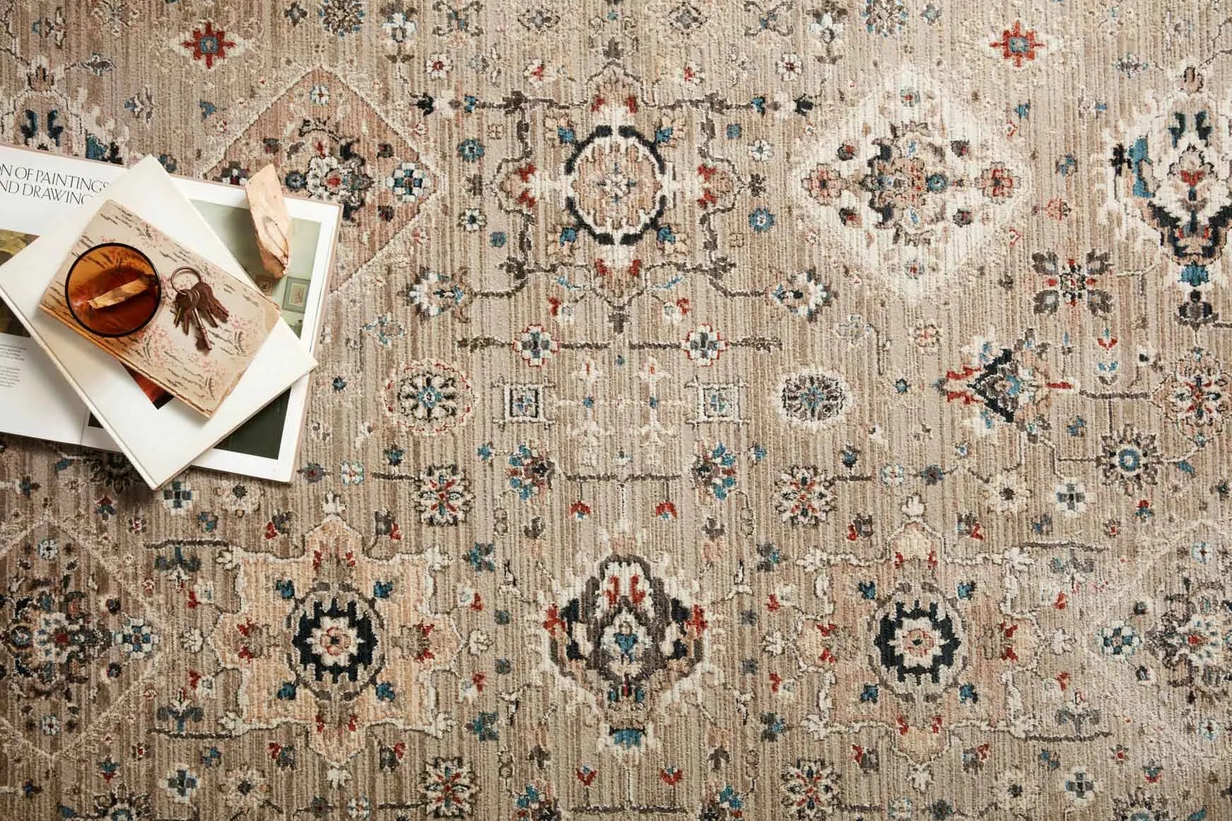 Leigh Lei-02 Dove/Multi Rug - Baconco