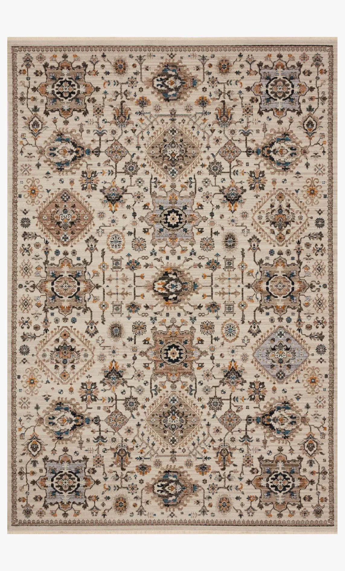 Leigh Lei-02 Ivory/Taupe Rug - Baconco