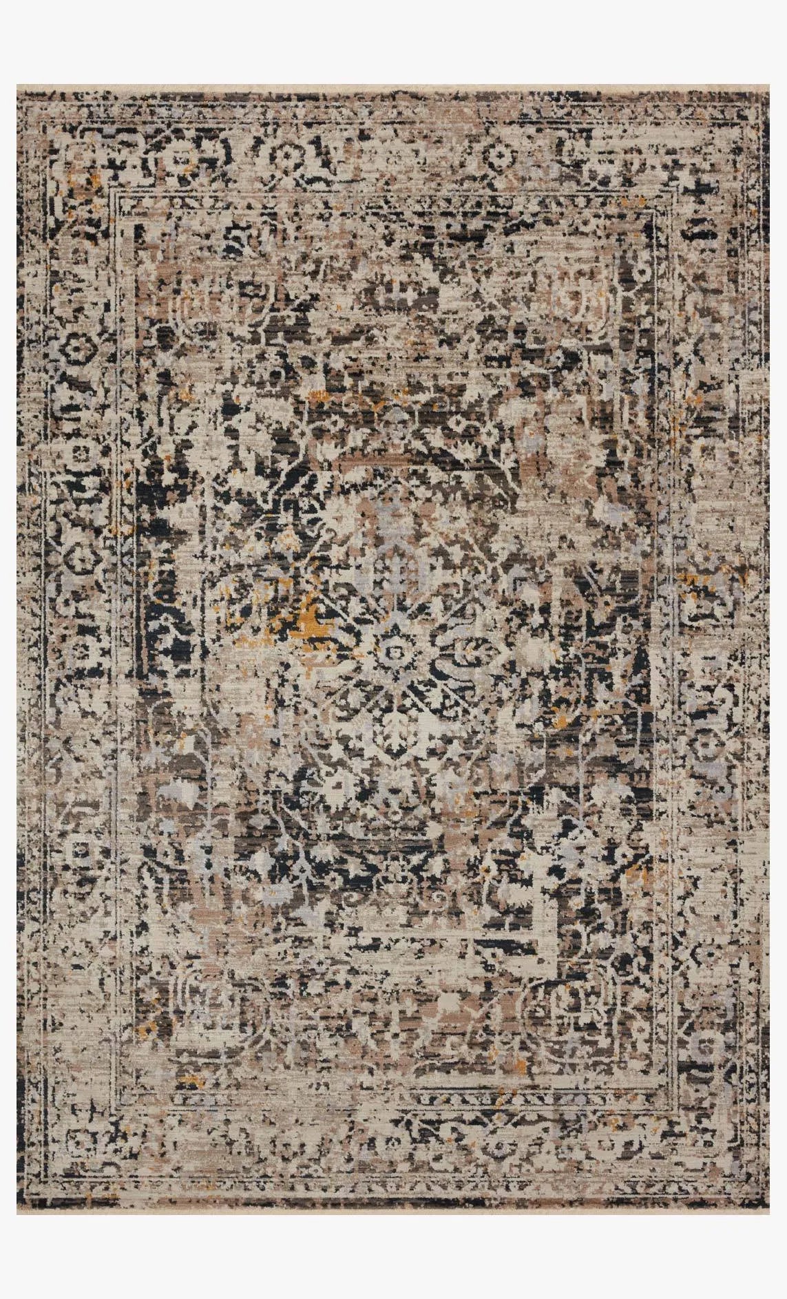 Leigh Lei-03 Charcoal/Taupe Rug - Baconco