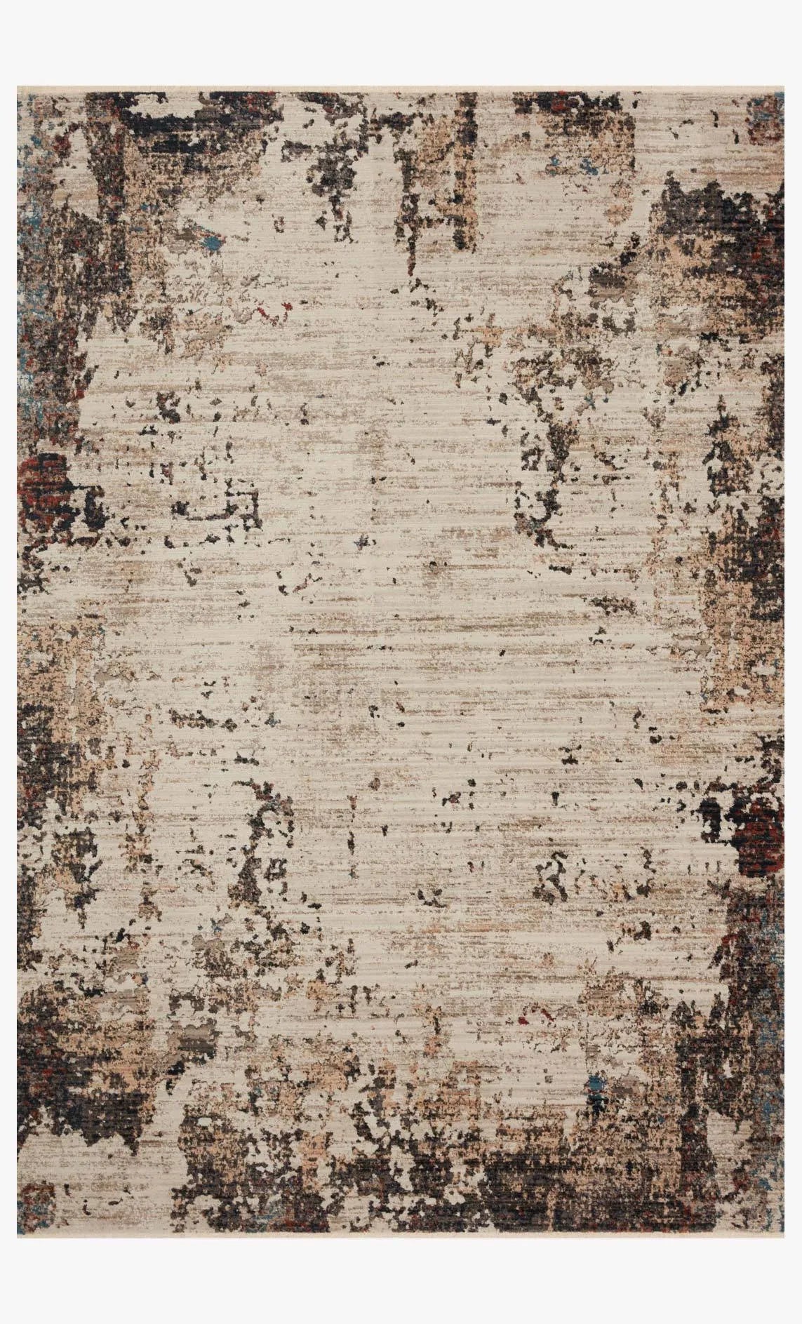 Leigh Lei-05 Ivory/Charcoal Rug - Baconco