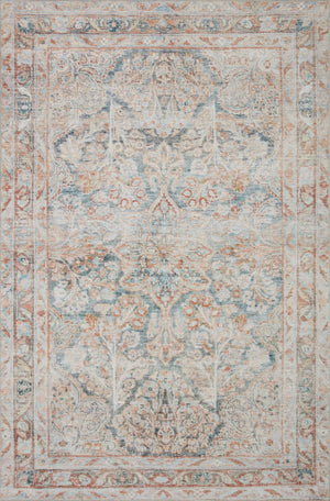 Lenna By Magnolia Home Lea-02 Ocean/Apricot Rug - Baconco