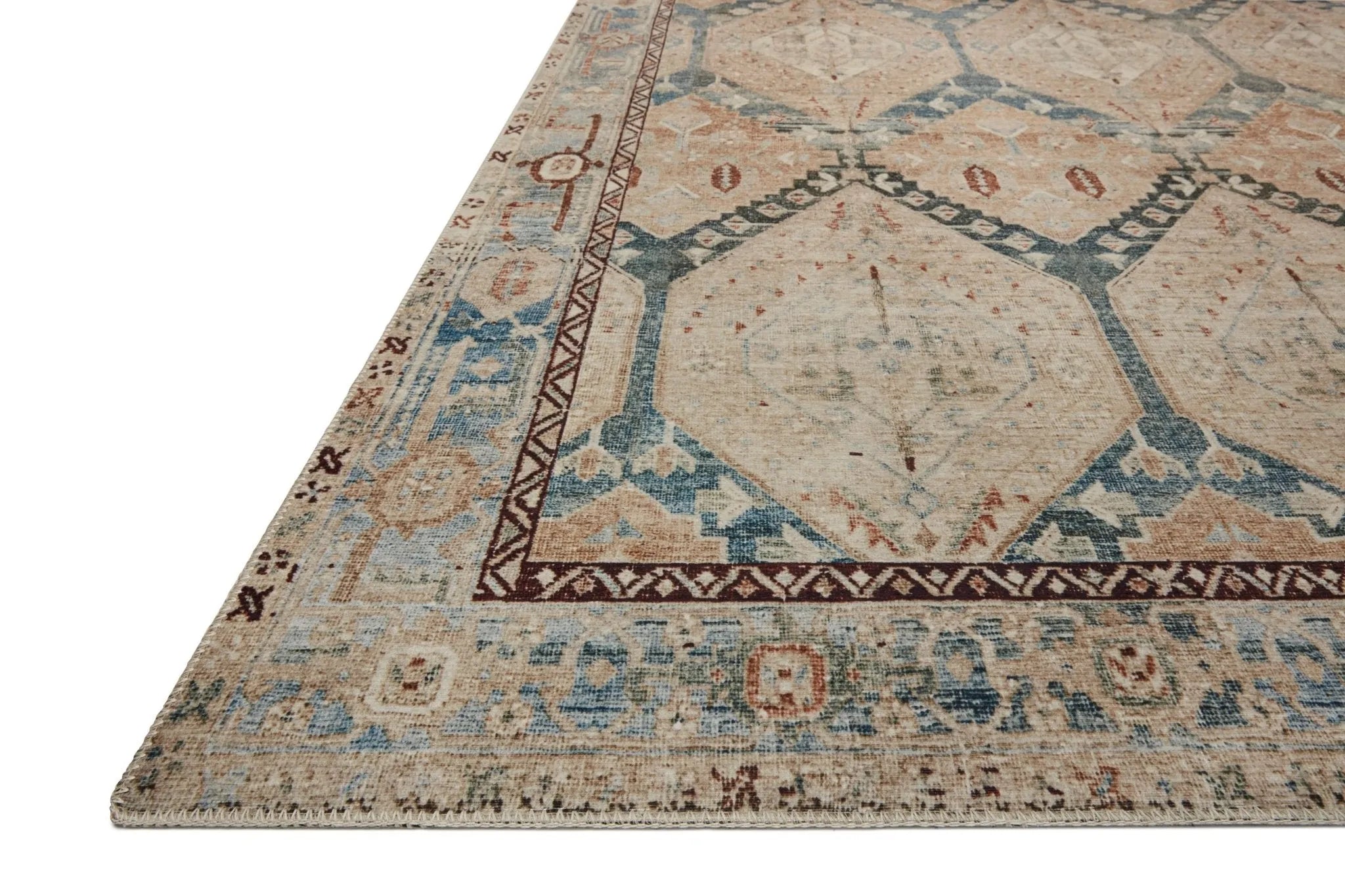 Lenna By Magnolia Home Lea-05 Denim/Sand Rug - Baconco