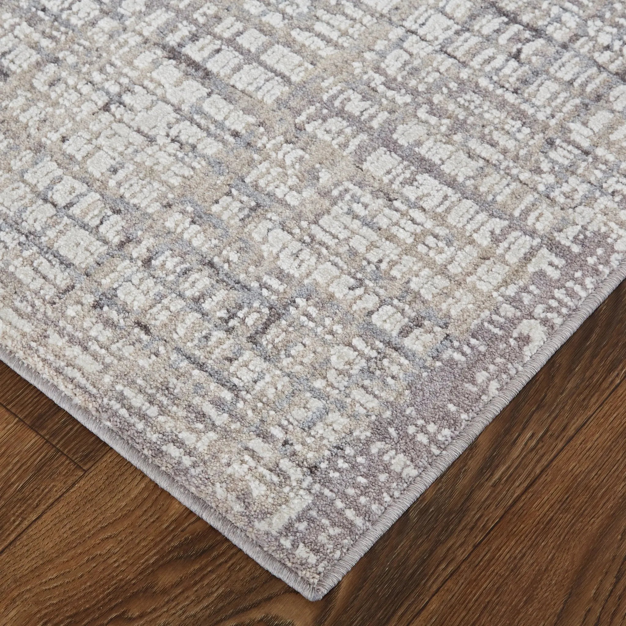 Lennon LEN39G4F Taupe/Ivory Rug - Baconco