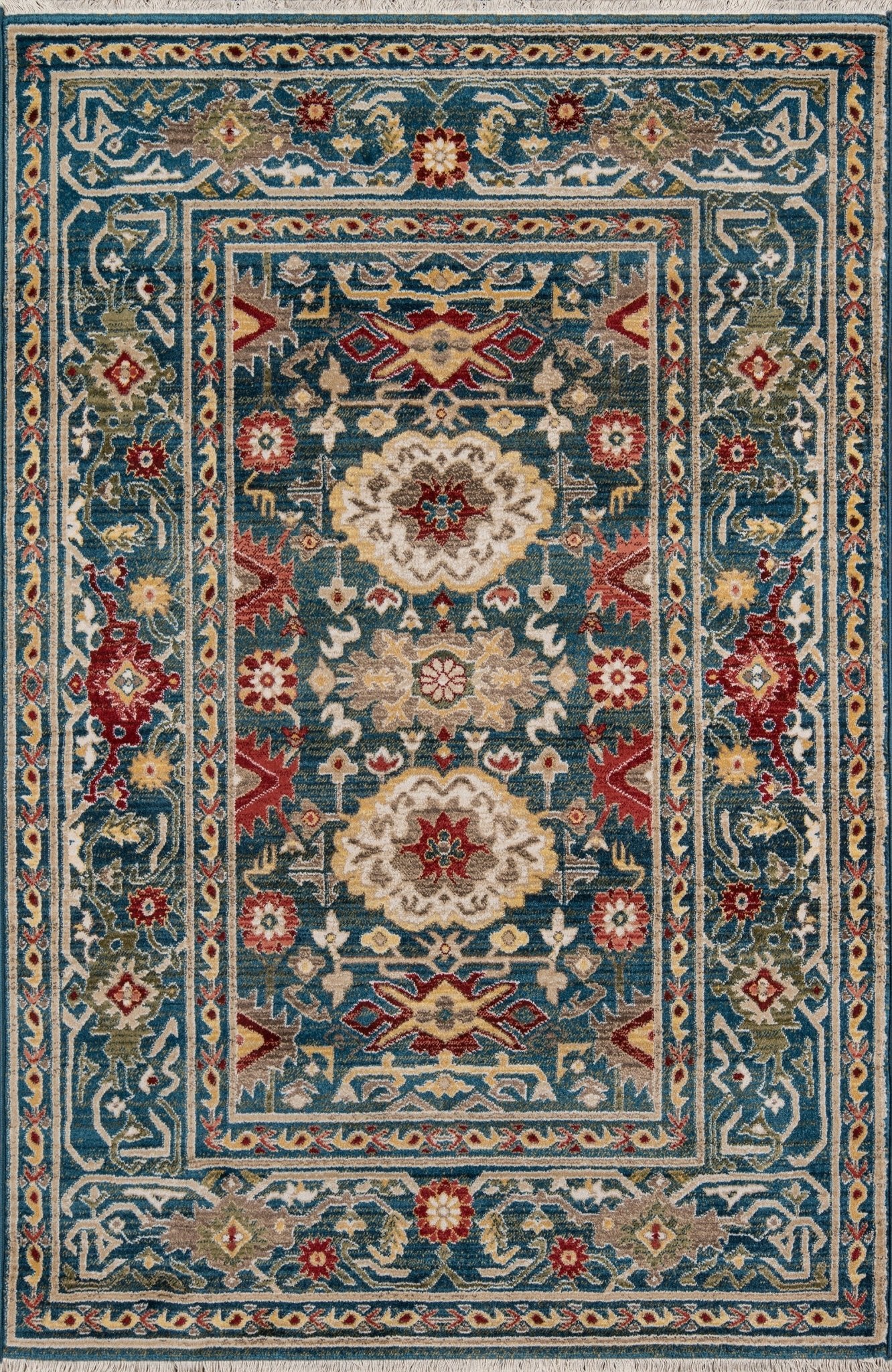 Lenox LE-03 Blue Rug - Baconco