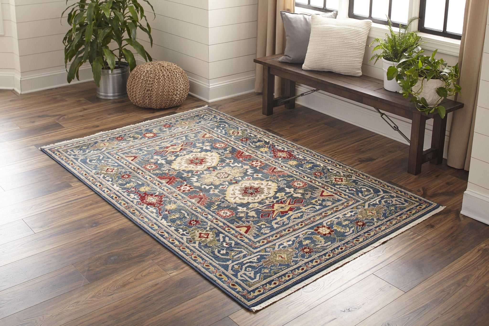 Lenox LE-03 Blue Rug - Baconco