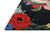 Les Fleurs by Rifle Paper Co LES-03 Black/Multi Rug - Baconco