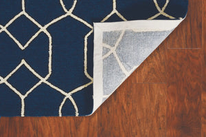 Libby Langdon Hamptons 5230 Groovy Gate Navy Rug - Baconco