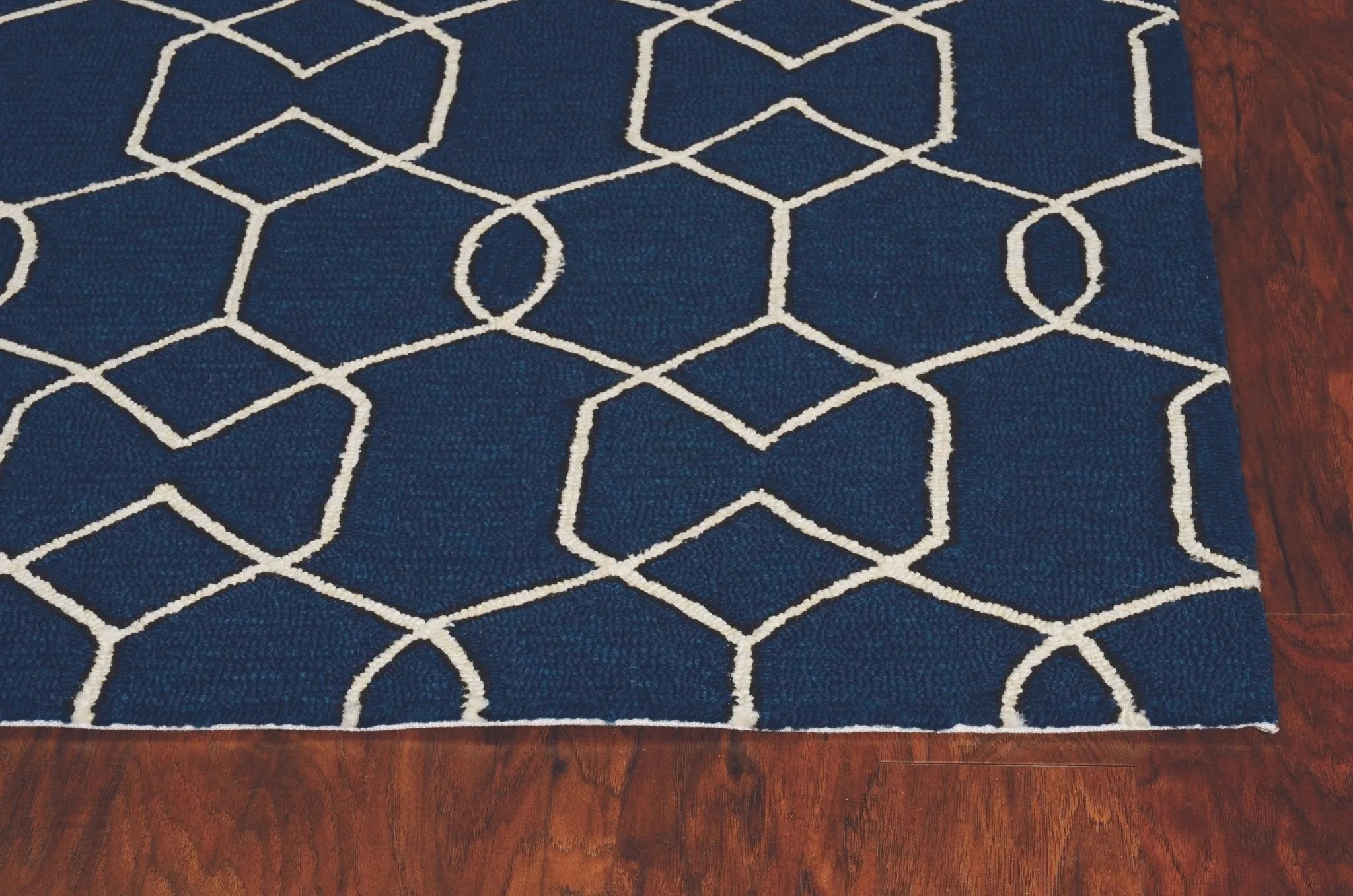 Libby Langdon Hamptons 5230 Groovy Gate Navy Rug - Baconco