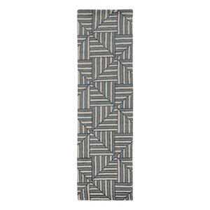 Libby Langdon Upton 4304 Diagonal Tile Navy/Charcoal Rug - Baconco