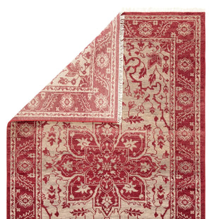 Liberty LIB08 Abington Red/Beige Rug - Baconco