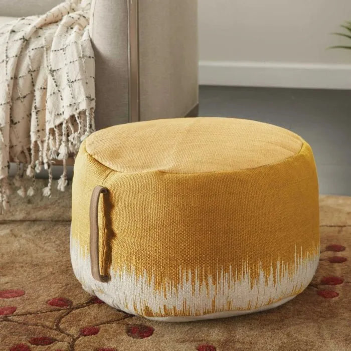 Lifestyle AS263 Mustard Pouf - Baconco