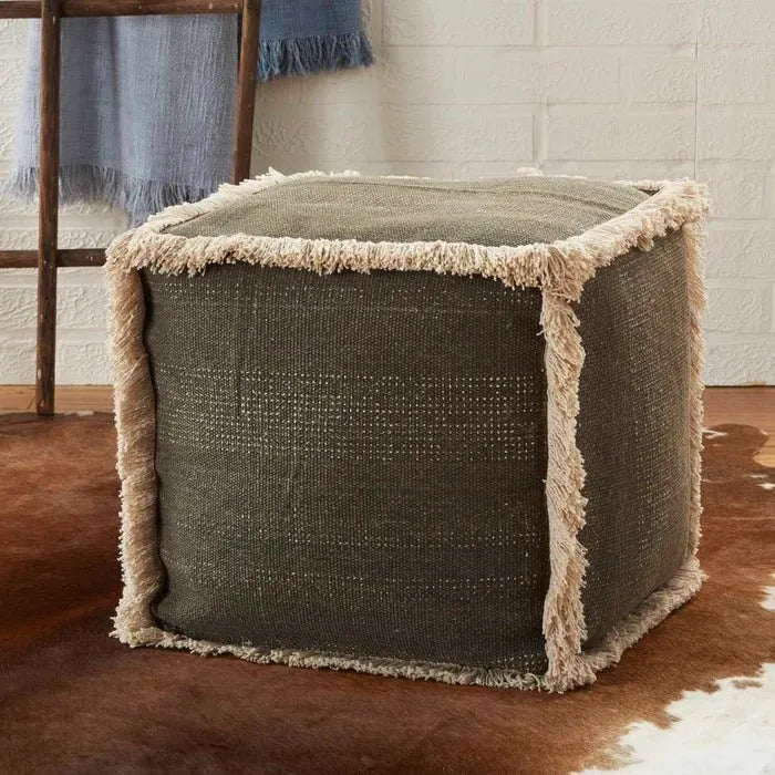 Lifestyle AS301 Charcoal Pouf - Baconco